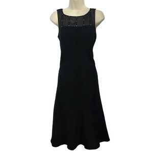 Evan Picone Elegant Black Evening Formal Occasion Dress Rhinestones Women’s Sz 6
